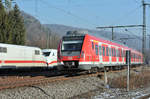 22.01.2017 Altbach 430 543,und im Hintergrund 402 012-9 ICE2 Triebkopf