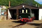 11sm der Brohltalbahn am 05.06.2015 vor dem Lokschuppen in Brohl-Lützing.