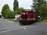 Am spten Nachmittag des 23.06.2009 verlsst 199 031-6 mit ihrem Personenzug Mgeln nach Altmgeln.