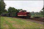 199031 kommt mit dem letzten Personenzug des Tages am 25.5.2016 aus Oschatz in Mügeln an. 