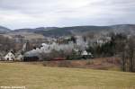 99 1773 mit Arbeitszug Az84021 am 14.04.2013 bei Cranzahl.