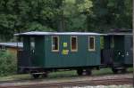 Sicher aus den Anfängen der Schmalspurbahnzeit, dieser Personenwagen im Schmalspurbahn Museum Oberrittersgrün.15.08.2015 15:55 Uhr.