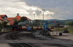 99 7237-3 erreicht mit ihrem P8924 (Brocken - Wernigerode) ihren Endbahnhof.