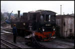 995902 wird hier am 22.6.1991 im BW Wernigerode aufgerüstet.