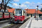 187 017-9 stand am nachmittag des 6.8.17 im Bahnhof Wernigerode abgestellt.