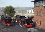 Am 27.07.2012 begleitete ich einen Sonderzug mit Gästen der Eisenbahn Touristik International von Wernigerode zum Brocken und zurück.Als besondere Attraktion waren für diese Leistung 3