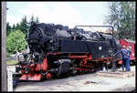 997239-9 am 20.7.1996 beim Wasserfassen im Bahnhof Drei Annen Hohne.