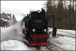 Dampflokomotive 99 7232-4 der Harzer Schmalspurbahnen stand am 25.