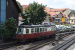 Hier 187 017-9 als HSB8902 von Eisfelder Talmhle nach Wernigerode, bei der Einfahrt am 23.5.2011 in Wernigerode.