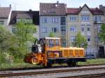 HSB 99-09-82 Schneefrse von Zaugg Ag Eggiwil, Harzer Schmalspurbahnen, Harzquer- und Brockenbahn, fotografiert in Nordhausen whrend Jubilumsveranstaltung 125 Jahre Schmalspurbahnen im Harz am