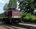   Harzkamel   HSB 199 861-6 beim Rangieren, Harzer Schmalspurbahnen, Harzquer- und Brockenbahn, fotografiert in Wernigerode Westerntor whrend Jubilumsveranstaltung 125 Jahre Schmalspurbahnen im Harz am 09.06.2012