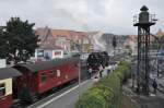 26.08.12 Bf Wernigerode ; 99 7235 bespannt einen Brockenzug