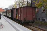 Der Sonderzug der IG HSB am Mittag des 18.10.2013 im Bahnhof Wernigerode.