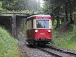 187 001-3 am 24.05.2014 auf der Strecke zwischen Benneckenstein und Eisfelder Talmühle bei der Rückfahrt in Richtung Gernrode.