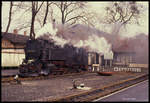 997247 setzt hier nach Ankunft im Endbahnhof Wernigerode am 14.2.1990 um.