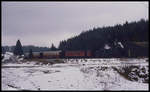Bei Sorge führte die Harzquerbahnstrecke in Sichtweite der Demarkationslinie entlang.