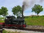 Lok 12 der Härtsfeld-Museumsbahn in Neresheim am 14.5.2015