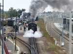 Bei der Ausfahrt am 18.09.2016 aus dem Bahnhof Radebeul-Ost!