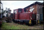 Hüinghausen am 19.9.1993 Märkische Museums Eisenbahn: Orenstein und Koppel Diesellok V 3 ex Hohenlimburger Kleinbahn