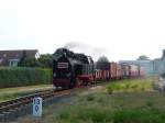 Sonderfahrt des Molli am 25.7.2013 - der Zug mit 99 331 fuhr von Kühlungsborn nach Bad Doberan und von dort wieder zurück.