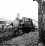 Lok BR 99 1585 in Wolkenstein (Sachsen) 1982