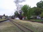 Diesen Zug der RBB fotografierte ich am Bahnhofsfest in Putbus am 20.05.2012

