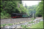 Rabenauer Grund am 25.5.2016: 991771 mit Personenzug aus Dippoldiswalde nach Freital Hainsberg.