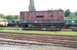 21.09.01 Freital Hainsberg, hier sieht man eine seltsame Wagenpyramide