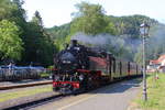 Einfahrt der 99 759 in Oybin am 03.06 2017.