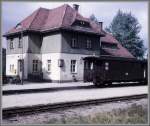 Bahnhofsgebude Kurort Jonsdorf anno 1973. (Archiv 07/73)