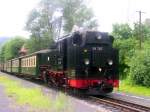 99 787 am 31.07.2005 auf den Bahnhof Kurort Jonsdorf.