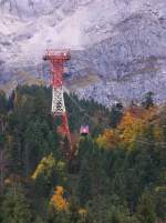 Eine Fahrt zur Zugspitze gefällig......Wer hat´s gebaut! Die Saarländer haben´s gebaut! 1961 wurde die Firma Ernst Heckel in Saarbrücken mit dem Bau einer Seilbahn vom Eibsee