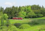 OBS 479 203-2  Cursdorf  + 479 206-1  Oberweibach-Deesbach  als RB 29928 aus Lichtenhain, bei Cursdorf; 22.05.2010