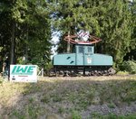 011 01 war auf der Flachstrecke zwischen Lichtenhain und Cursdorf im Einsatz. Lichtenhain 14.09.2016.