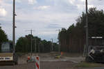 Totalsanierung und Ertüchtigung der Strecke Horka-Hoyerswerda, Ausbau als leistungsfähige Gütermagistrale, hier Bau stelle  bei Uhyst.