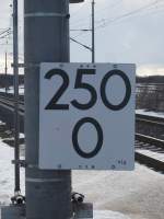 Zu meinen heutigen 2500.Bahnbild gibt es auch in meiner Nhe das entsprechende Schild dazu.