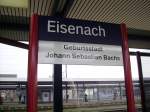 Eisenach (Geburtsstadt Johann Sebastian Bachs)