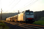 05.06.2017 Streckenabschnitt Uhingen ... einer 187 103 von Railpool als Anhängsel die Filsbahn von Ulm herunter.