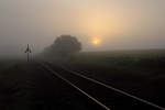 In Erwartung eines schönen Fototages entstand am Morgen des 30.08.17 diese Stimmungsaufnahme an der Kalibahn Heringen (Werra) - Gerstungen bei Dankmarshausen.