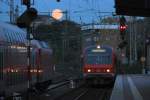 S6 mit Mond am Himmel am 30.09.2012 in Essen Hbf.