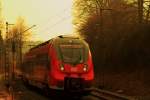 442 273 DB Regio bei Seehof am 08.03.2016.