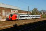 1440 515 DB Coradia Continental 2 in Wuppertal Unterbarmen, Oktober 2022.