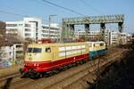 103 113-7 & 111 001-4 DB in Wuppertal, am 08.03.2024.