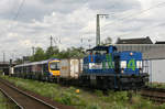 NIAG 4 überführt den werksneuen First TPE-Triebzug 185 126 vom Güterbahnhof Krefeld-Uerdingen 
zum Prüfcentrum Wegberg-Wildenrath.  Aufnahmedatum: 24. Mai 2006