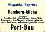 HAMBURG, 19.05.1974, Fahrt mit dem Hispania-Express von Hamburg nach Avignon --  Reiseandenken  eingescannt