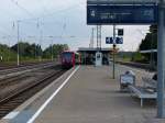 Ein 650er mit Regionalbahn nach Ulm in Crailsheim kurz vor der Abfahrt.