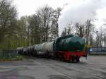 Lok-5  der Sasol-Chemie in Herne ist die letzte regelmig im Einsatz stehende dampfbetriebene Lok im Westen Deutschlands.