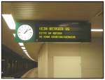 Am Wochenende 06./07.05.2006 endete die Linie U5 aufgrund von Gleisbauarbeiten vom Hauptbahnhof kommend an der Konstablerwache.