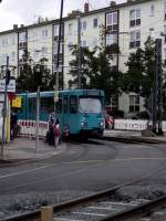 VGF Ptb-Wagen 734 am 13.09.13 auf der Linie U5 in Frankfurt am Main