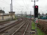 VGF Betriebshof Heddernheim am 21.11.15 in Frankfurt am Main von einen Bahnsteig aus fotografiert 